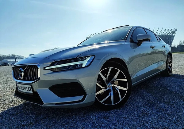 Volvo S60 cena 119900 przebieg: 56952, rok produkcji 2020 z Przedbórz małe 781